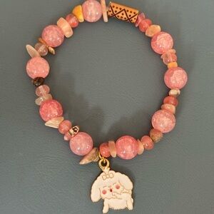 Handmade Dog Beaded Bracelet